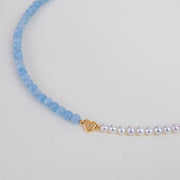 Collier Romy aigue marine