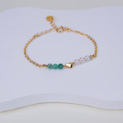 Bracelet Lizzie émeraude