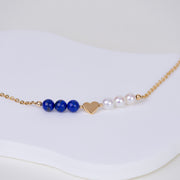 Collier Lizzie lapis lazuli
