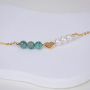 Collier Lizzie émeraude