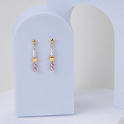 Boucles d'oreilles Romy duo de perles