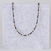 Collier Anna en tourmaline noire