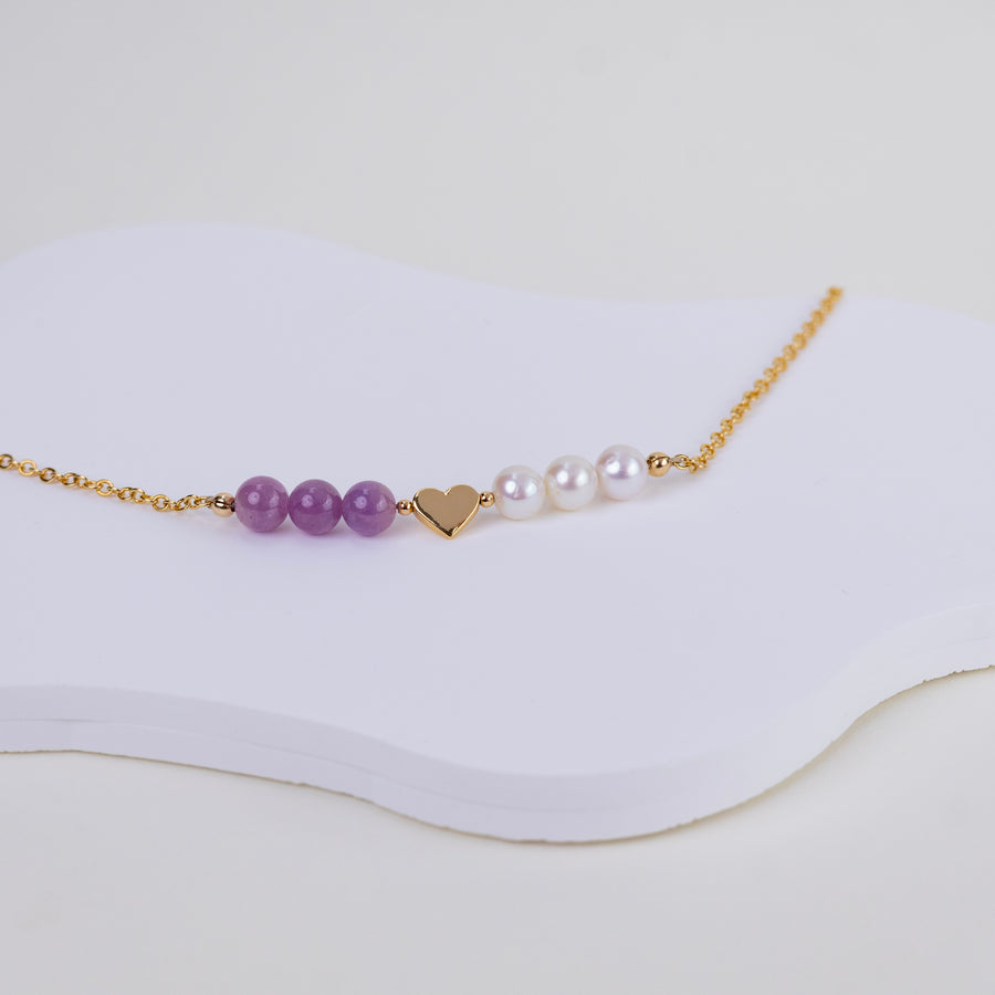 Collier Lizzie rubis