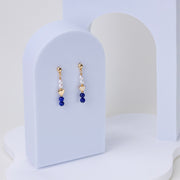 Boucles d'oreilles Romy lapis lazuli