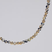 Collier Anna en jaspe dalmatien