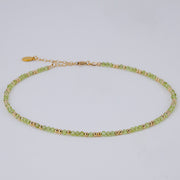 Collier Anna en péridot