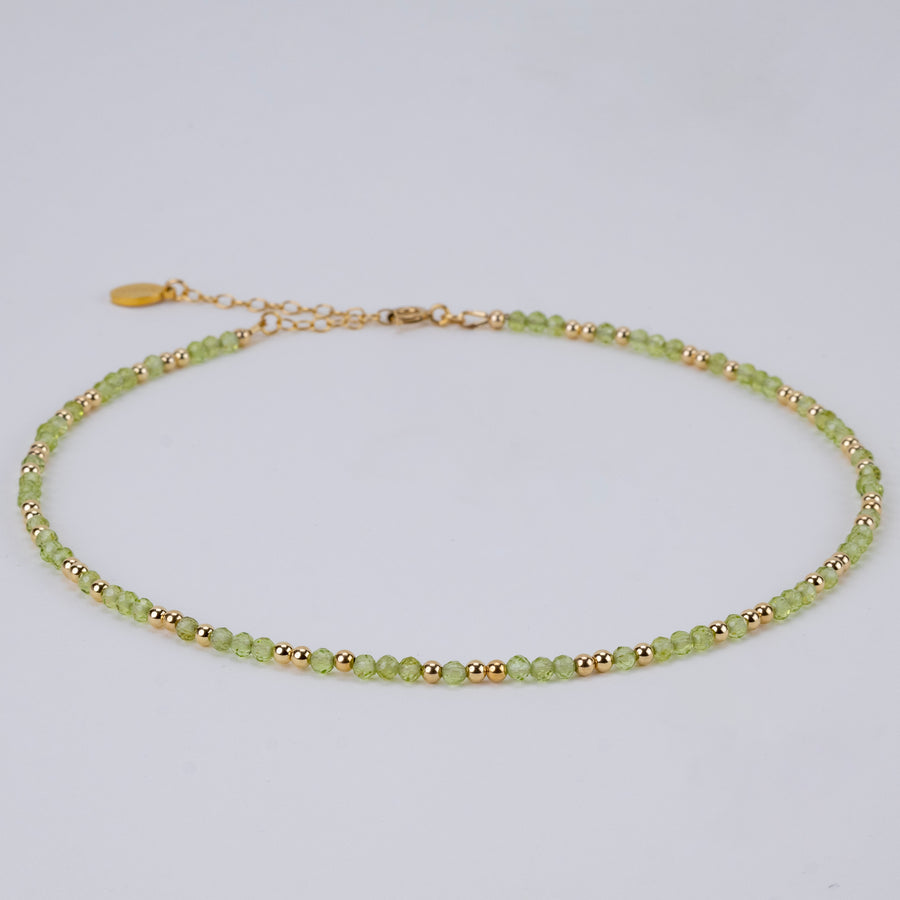 Collier Anna en péridot