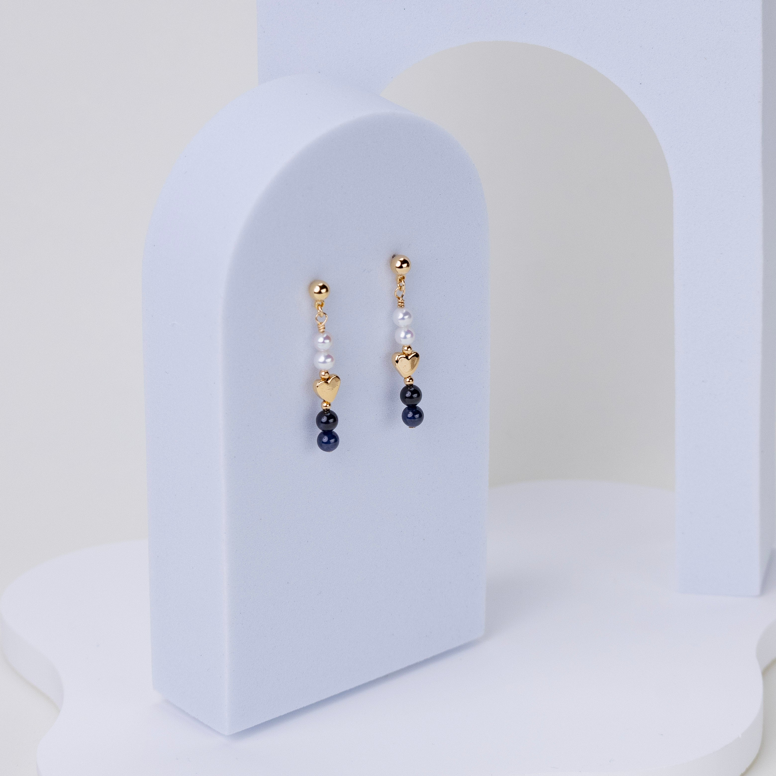 Boucles d'oreilles Romy saphir