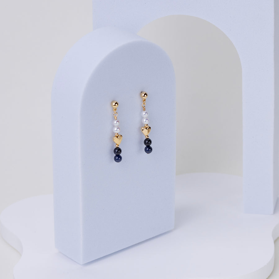 Boucles d'oreilles Romy saphir