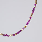Collier Anna en rubis