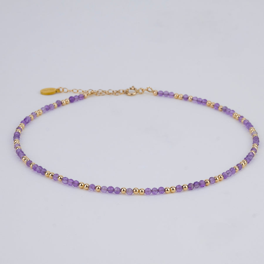Collier Anna en améthyste