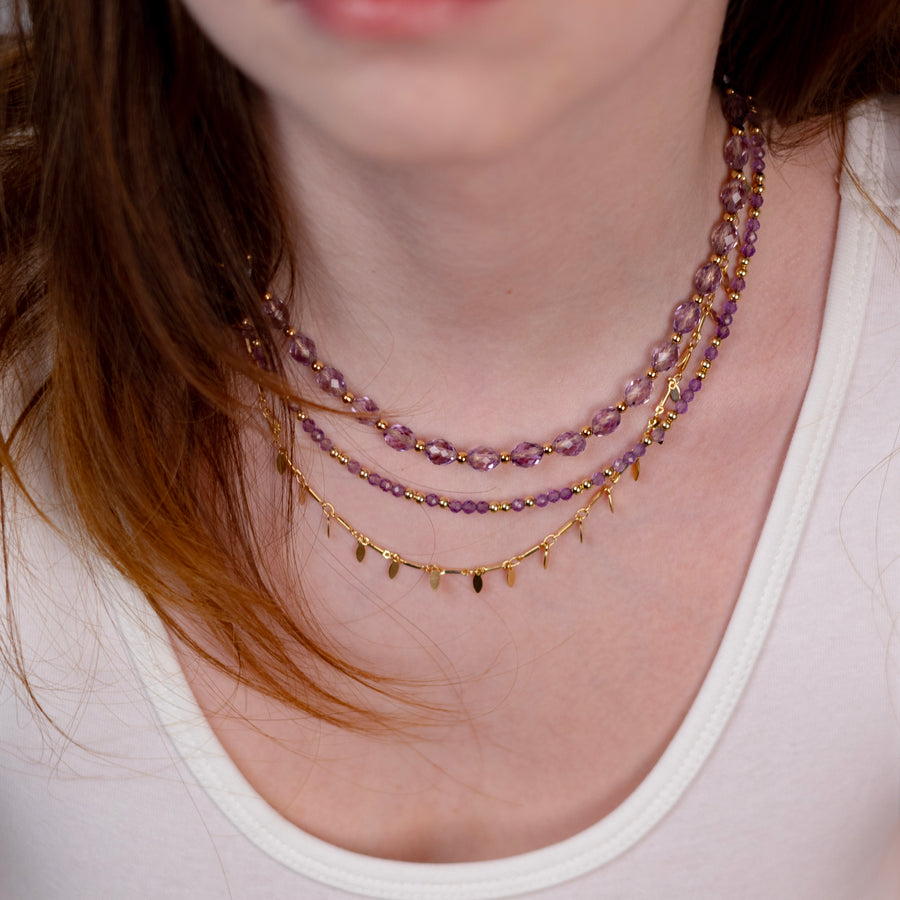 Collier Anna en améthyste