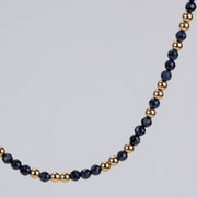 Collier Anna en saphir bleu