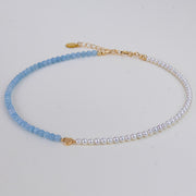 Collier Romy aigue marine