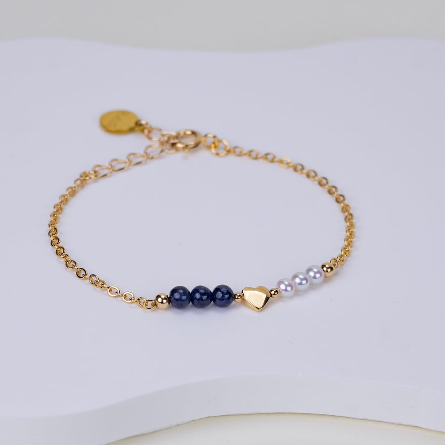 Bracelet Lizzie saphir