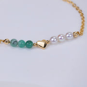Bracelet Lizzie émeraude