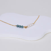 Collier Lizzie jadéite