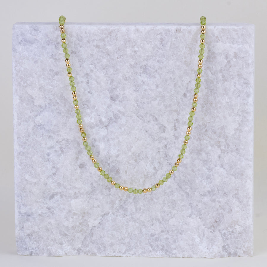 Collier Anna en péridot