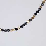 Collier Anna en tourmaline noire