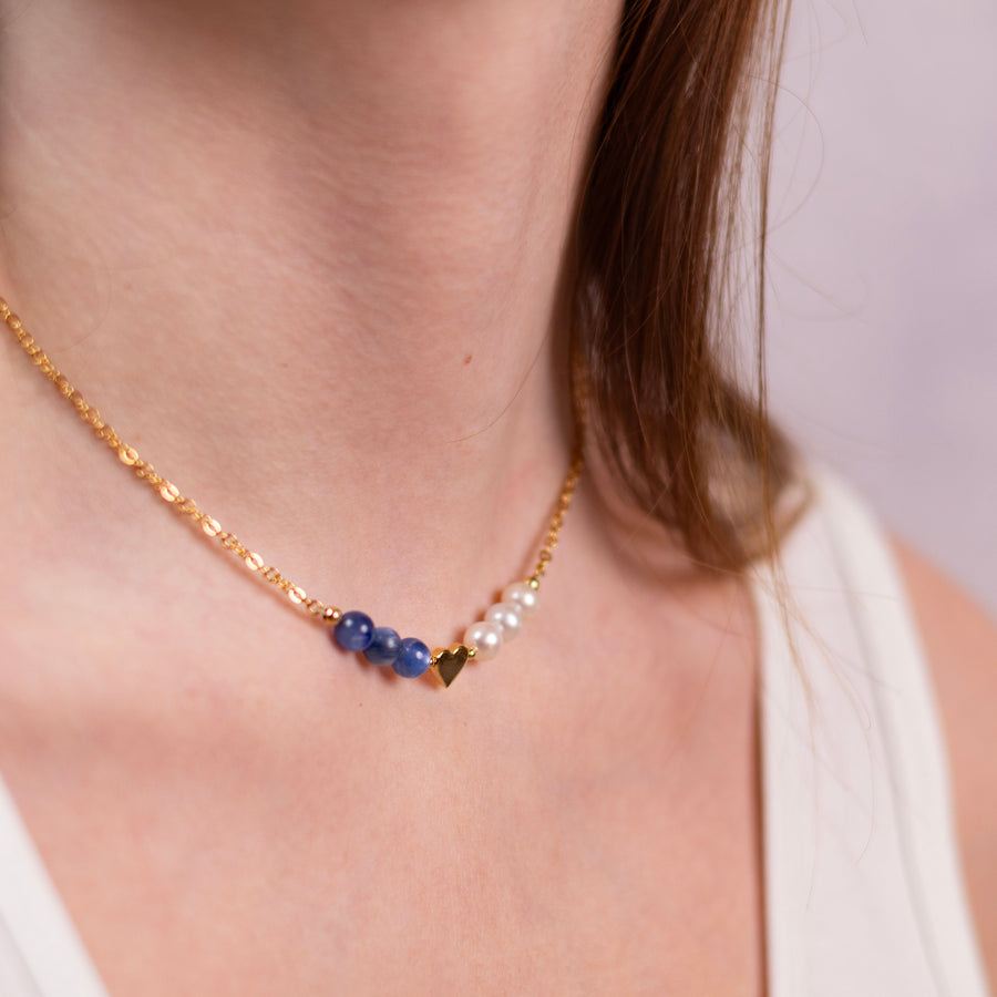 Collier Lizzie cyanite