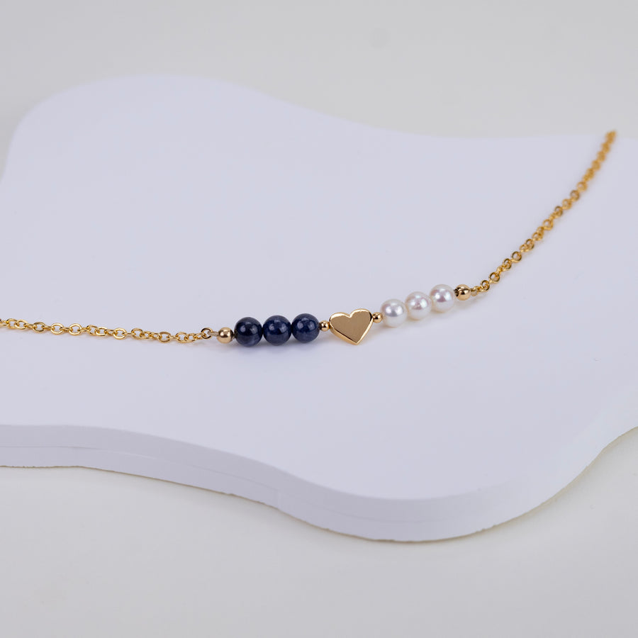 Collier Lizzie saphir