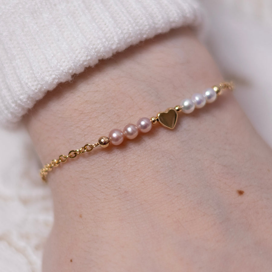 Bracelet Lizzie duo de perles