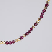 Collier Anna en grenat