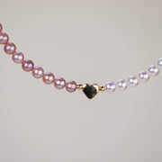 Bracelet Romy perles de culture roses & blanches