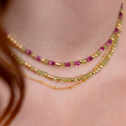 Collier Anna en péridot