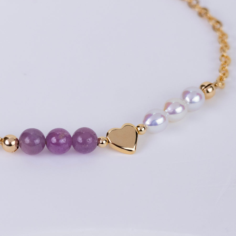 Bracelet Lizzie rubis