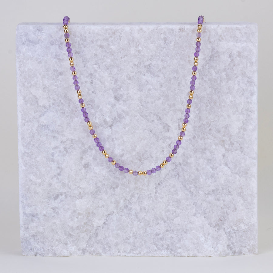 Collier Anna en améthyste