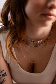 Collier Lizzie cyanite