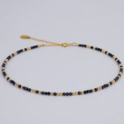 Collier Anna en tourmaline noire