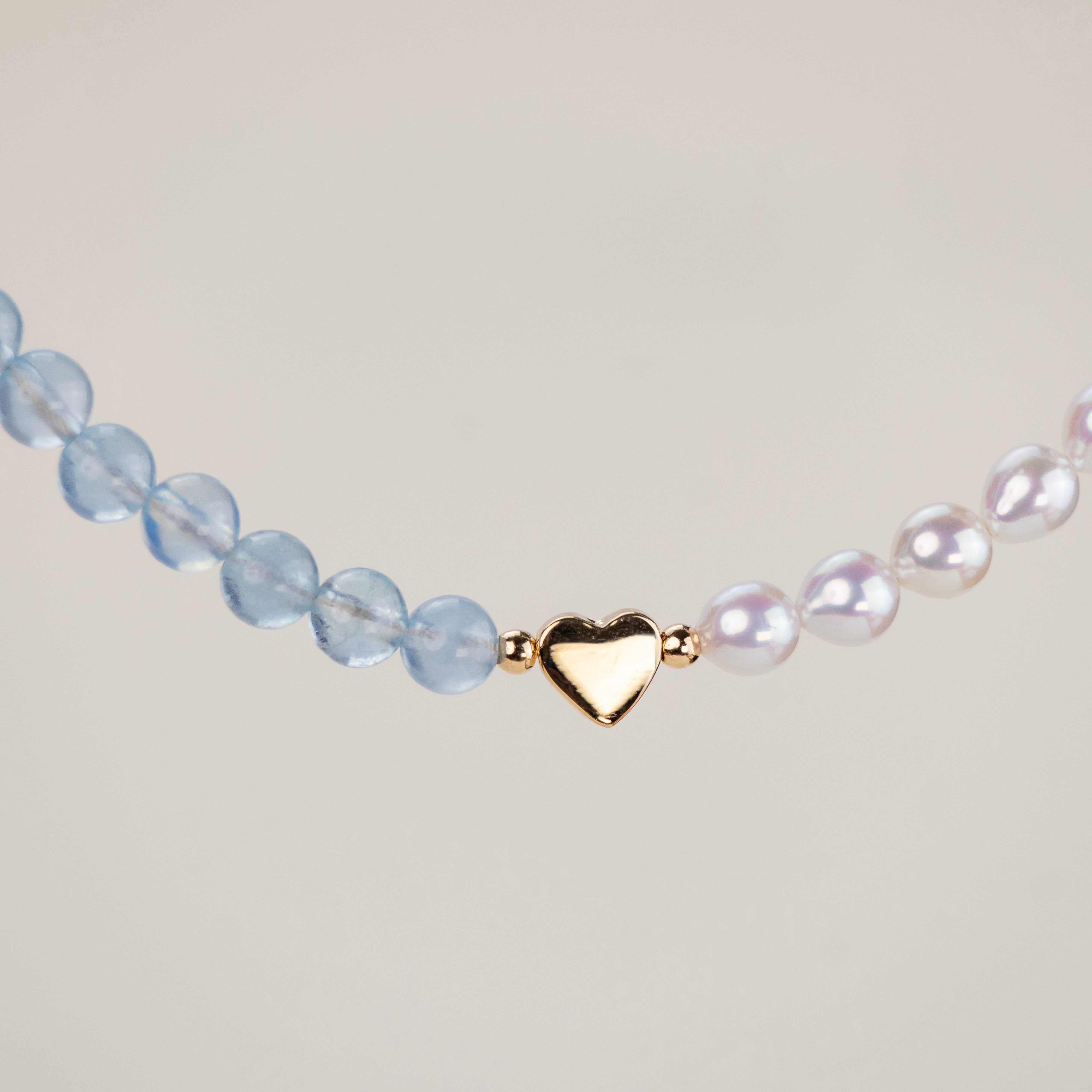 Bracelet Romy aigue marine