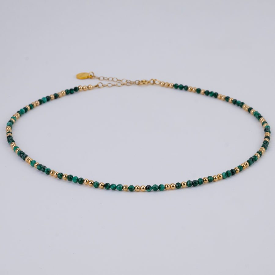 Collier Anna en malachite