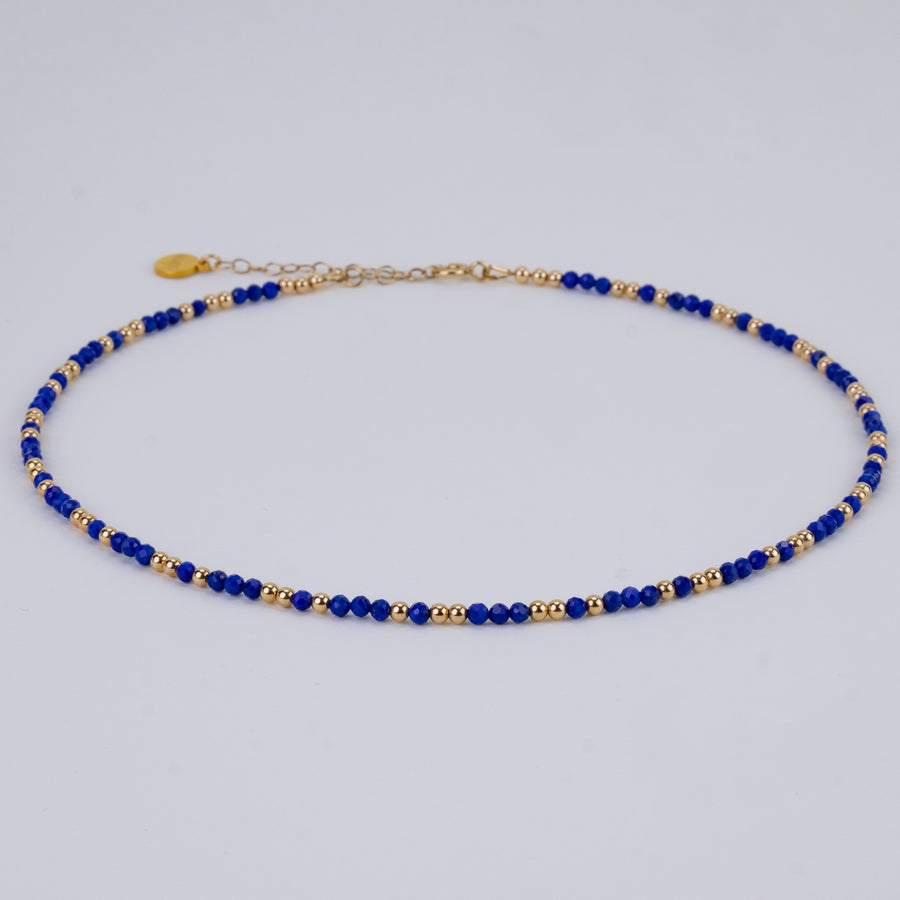 Collier Anna en lapis lazuli
