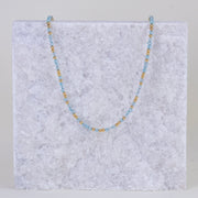 Collier Anna en topaze bleue