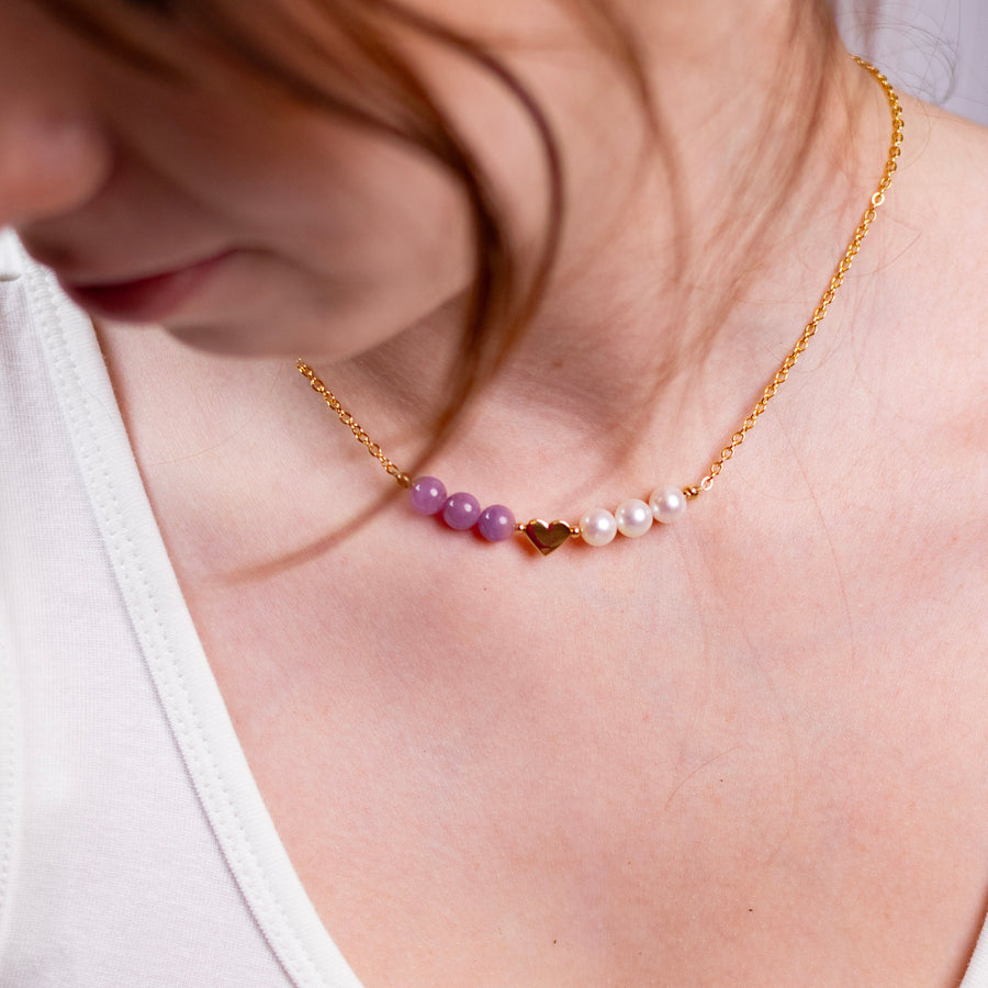 Collier Lizzie rubis