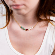 Collier Lizzie émeraude
