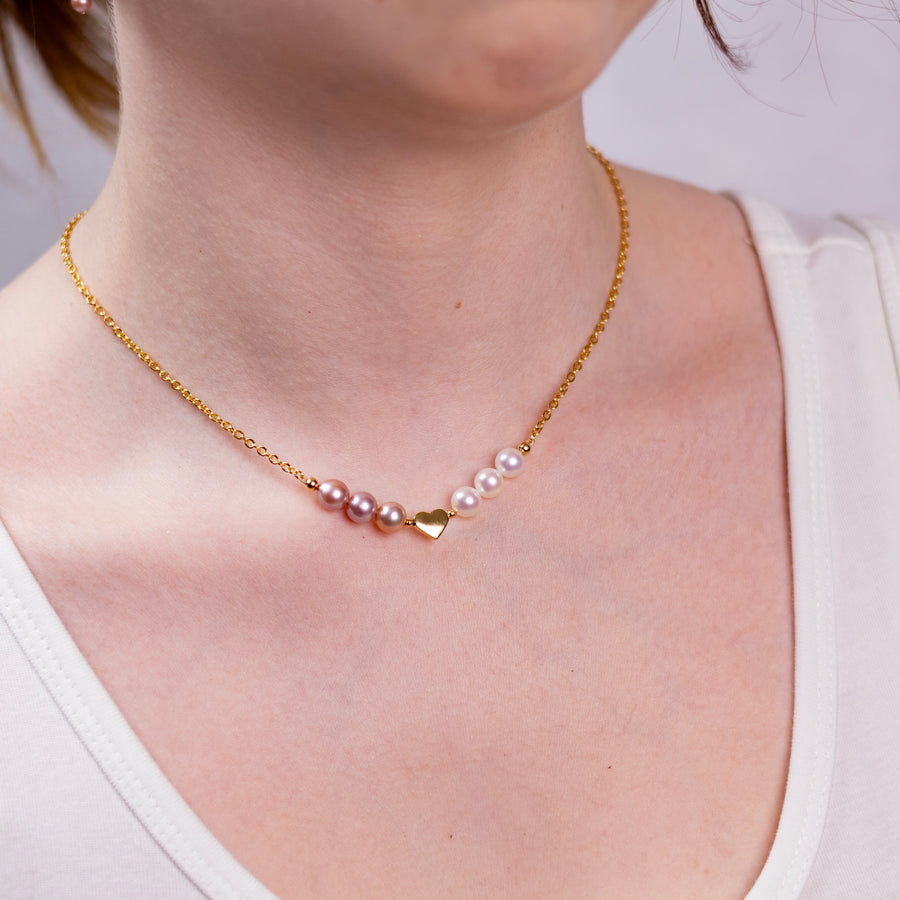 Collier Lizzie perles de culture