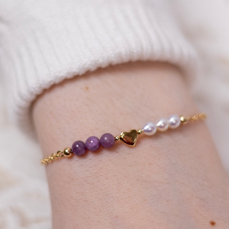 Bracelet Lizzie rubis