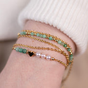 Bracelet Lizzie émeraude