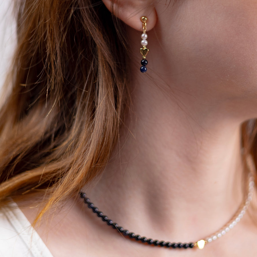 Boucles d'oreilles Romy saphir
