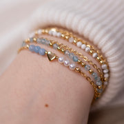 Bracelet Lizzie aigue marine