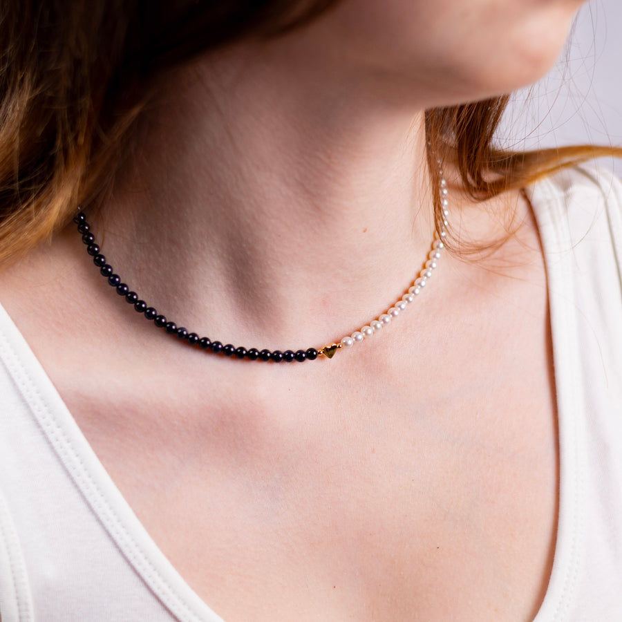 Collier Romy saphir