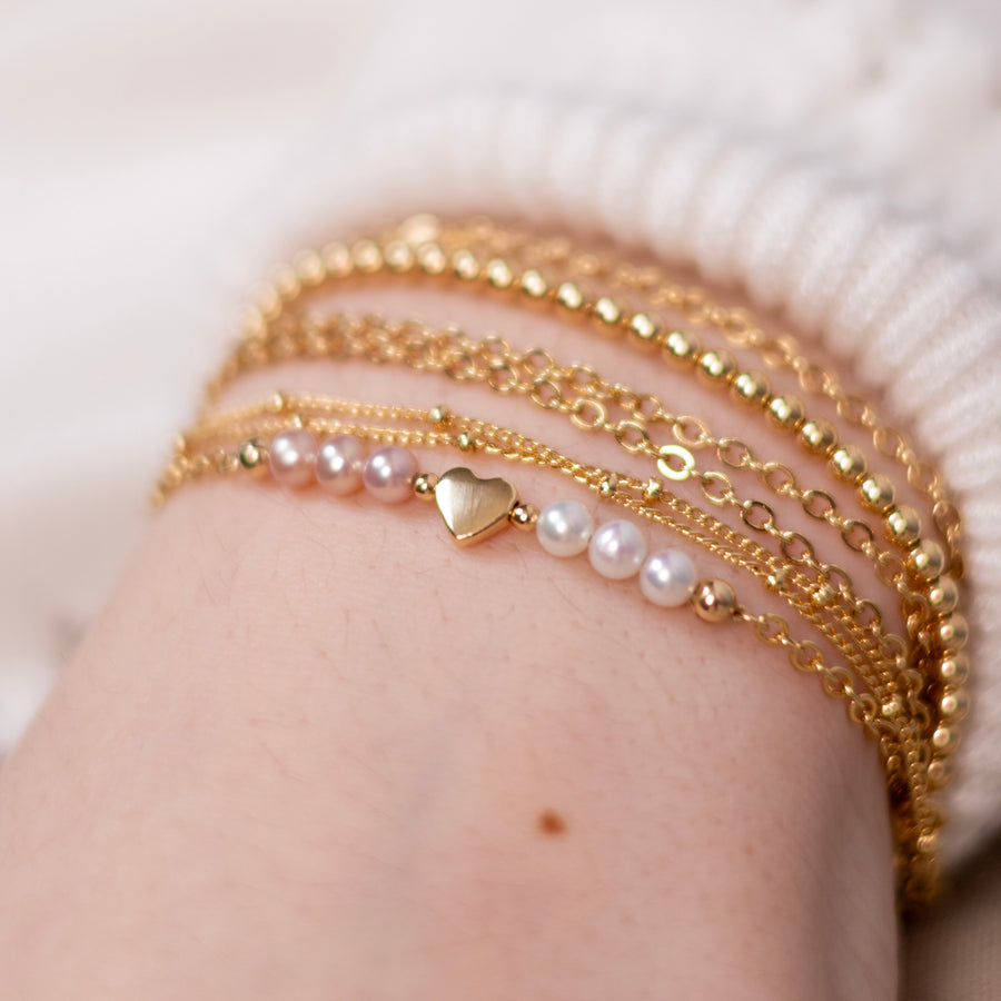 Bracelet Lizzie duo de perles