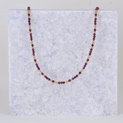 Collier Anna en grenat