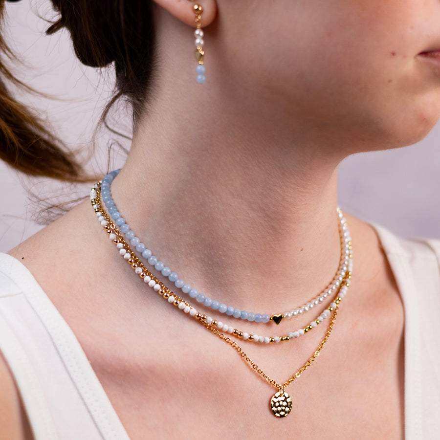 Collier Romy aigue marine
