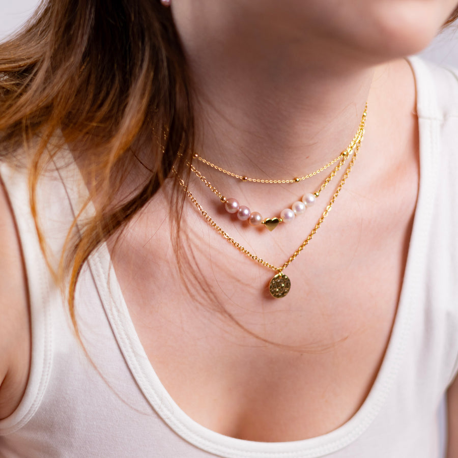 Collier Lizzie perles de culture
