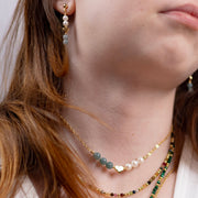 Boucles d'oreilles Romy Jadéite